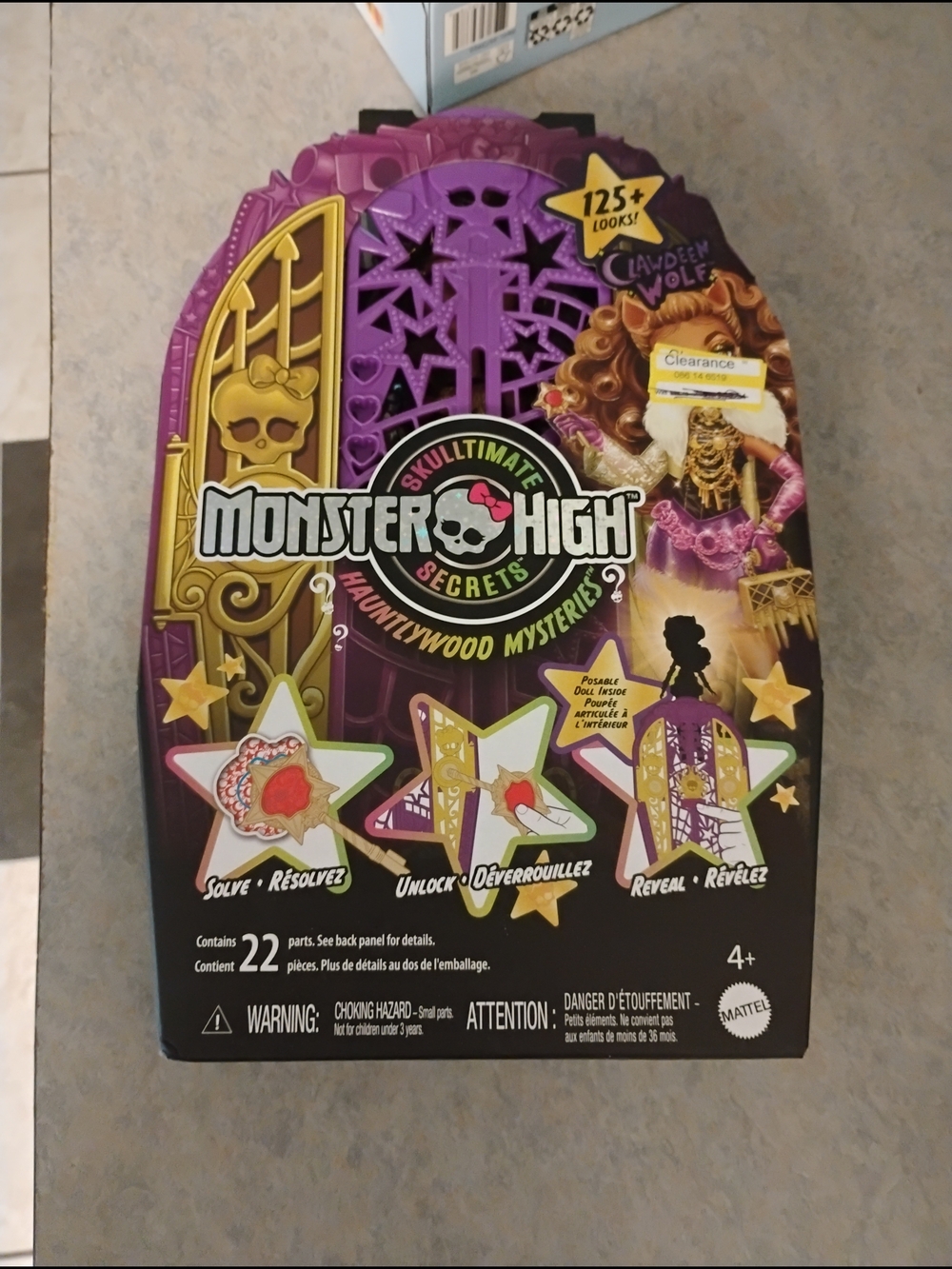 Mattel Monster High Skulltimate Secrets Playset - Purple, Gold, Black
